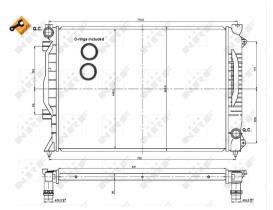 Nrf 53443 - AUDI-VW COMPLETES ALU