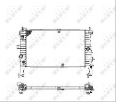 Nrf 53475 - RADIADOR ALUMINIO OPEL