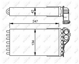 Nrf 53557 - CALEFACTOR PEUGEOT 307 RHY