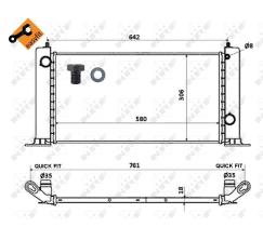 Nrf 53603 - RADIADOR ALUMINIO FIAT