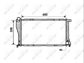 Nrf 53723 - RADIADOR ALUMINIO BMW