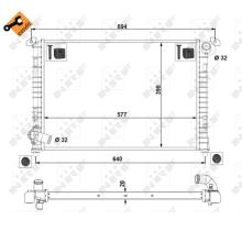 Nrf 53807 - RADIADOR MINI MINI R50,R53