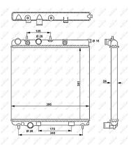 Nrf 53837 - RADIADOR ALUMINIO PEUGEOT