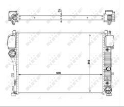 Nrf 53839 - RADIADOR ALUMINIO MERCEDES