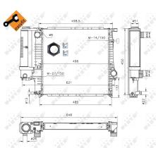 Nrf 53849 - RADIADOR ALUMINIO BMW