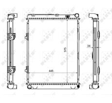 Nrf 53865 - RADIADOR ALUMINIO MERCEDES