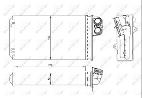 Nrf 54250 - CALEFACTOR PEUGEOT