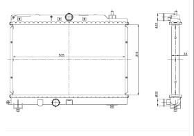 Nrf 55306 - RADIADOR ALUMINIO ROVER