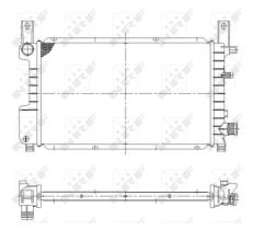 Nrf 55314 - RADIADOR ALUMINIO FORD