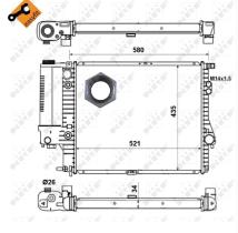 Nrf 58165 - RADIADOR ALUMINIO BMW