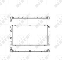 Nrf 58213 - RADIADOR ALUMINIO RENAULT