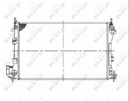 Nrf 58293 - RADIADOR OPEL VECTRA-C/SIGNUM 2.2I/