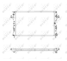 Nrf 58319 - RADIADOR ALUMINIO RENAULT