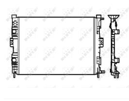 Nrf 58328 - RADIADOR ALUMINIO RENAULT