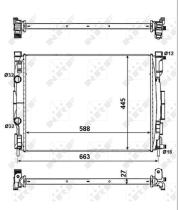 Nrf 58329 - RAD.Y CALEF.MEGANE 2.0I/1.5DCI