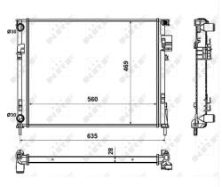 Nrf 58332 - RAD.Y CALEF.VIVARO 2.0I/1.9DTI//TRA