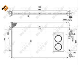 Nrf 58334 - RADIADOR ALUMINIO SEAT