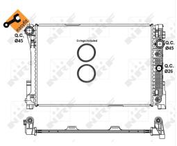 Nrf 58335 - RADIADOR ALUMINIO MERCEDES