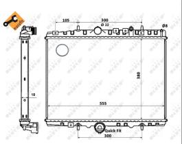 Nrf 58352 - RADIADOR ALUMINIO CITROEN