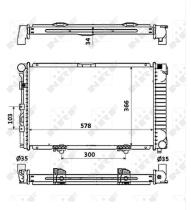 Nrf 58925 - RADIADOR ALUMINIO MERCEDES