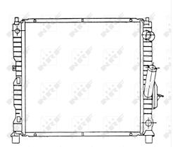 Nrf 58942 - RADIADOR ALUMINIO RENAULT