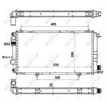 Nrf 58957 - RADIADOR ALUMINIO CITROEN