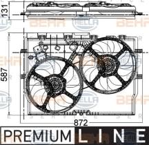 Hella 8EW351041431 - VENTILADOR DEL RADIADOR FIAT DUCATO