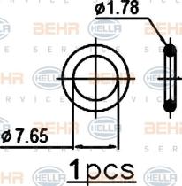 Hella 8FC351310611 - CONDENSADOR OPEL ASTRA J MAN