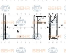 Hella 8FH351313371 - CALEFACTOR CITROEN JUMPER/FIAT DUCA