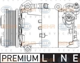 Hella 8FK351334431 - COMPRESOR VISTEON VS16 PV6 FORD