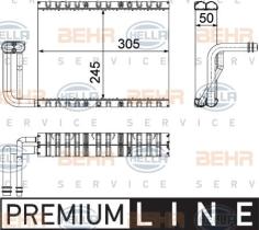 Hella 8FV351330661 - EVAPORADOR BMW 7 (F01) FRONT