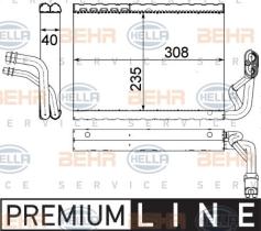 Hella 8FV351330691 - EVAPORADOR MB W212 LHD, W/O TXV