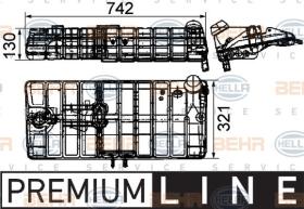 Hella 8MA376705241 - DEPOSITO EXPANSION MAN F90 REFRI V.