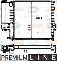 Hella 8MK376713121 - RADIADOR BMW 3 (E30/E36)