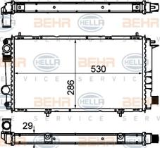 Hella 8MK376715441 - RADIADOR CITROEN C15