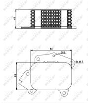 Nrf 31174 - REFIGERADOR ACEITE CITROEN