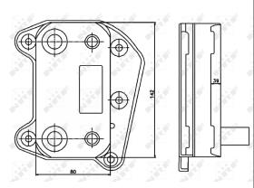 Nrf 31183 - REFRIGERADOR ACEITE MERCEDES