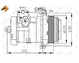 Nrf 32698 - COMPRESOR MERCEDES