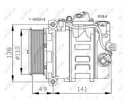 Nrf 32729 - COMPRESORES MERCEDES SPRINTER