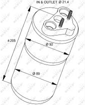 Nrf 33317 - FILTRO DESHIDRATADOR RENAULT-OPEL