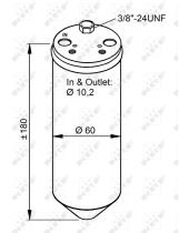 Nrf 33319 - FILTRO DESHIDRATADOR HONDA