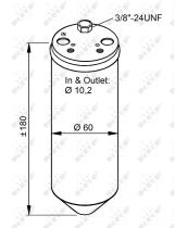 Nrf 33319 - FILTRO DESHIDRATADOR HONDA