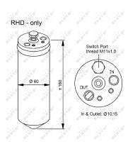 Nrf 33320 - FILTRO DESHIDRATADOR VOLVO