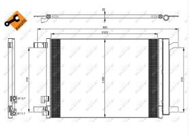 Nrf 35968 - CONDENSADOR AUDI