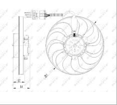 Nrf 47398 - VENTILADOR AUDI-SEAT-SKODA-VW