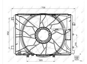 Nrf 47443 - VENTILADOR MERCEDES