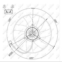 Nrf 47480 - VENTILADOR OPEL