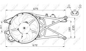 Nrf 47489 - VENTILADOR OPEL