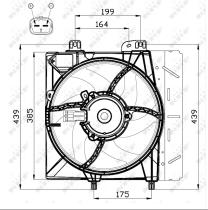 Nrf 47495 - VENTILADOR CITROEN