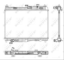 Nrf 53044 - RADIADOR ALUMINIO FORD (EUROPA)